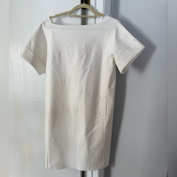 Oscar De La Renta White Mini Shift Dress NWT - Picture 2 of 11